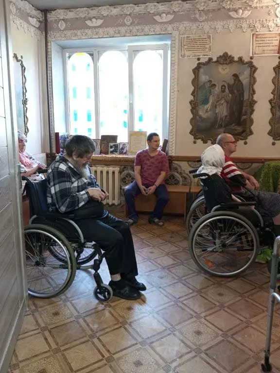 Проживающие нашего дома посетили богослужение в день празднования Преображения Господня